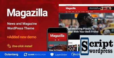 Magazilla v1.0.3 - Tema Wordpress Notícias e revistas