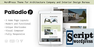 Tema WordPress de Design de interiores e arquitetura
