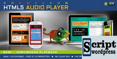 Visual Composer Addon - Chameleon Audio Player for WPBakery Page Builder