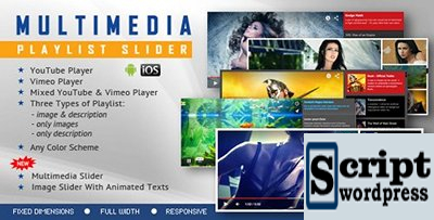 Visual Composer Addon - Multimedia Playlist Slider
