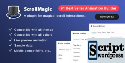 Scroll Magic Wordpress - Plugin de Animação Para o Wordpress