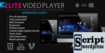 Elite Video Player - WordPress plugin