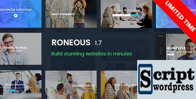 Roneous - Tema de WordPress de múltiplos propósitos criativo