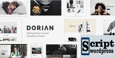 Dorian - Tema WordPress WordPress de vários conceitos refinados