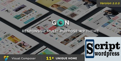 Gon v2.0.0 - Tema de WordPress de múltiplos propósitos responsivo