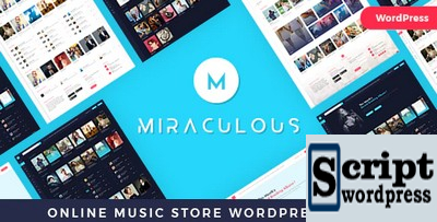 Miraculous - Tema WordPress Para Loja de Música