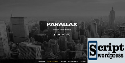 Parallax - Tema Wordpress Rolagem