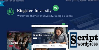 Tema Wordpress Kingster - Educação WordPress para Universidade, Faculdade e Escola