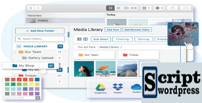 WP Media Folder in media library