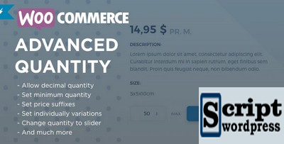 WooCommerce Advanced Quantity - Plugin Wordpress Quantidade avançada WooCommerce