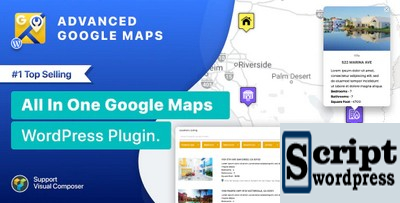 Plug-in avançado do Google Maps para Wordpress