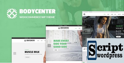 BodyCenter - Gym, Fitness WooCommerce Tema WordPress