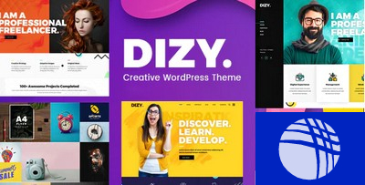 Dizy - Tema do portfólio criativo