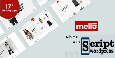 Mella é um tema WooCommerce WordPress moderno e minimalista