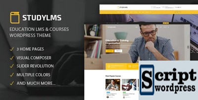 Studylms - Education LMS & Courses WordPress Theme