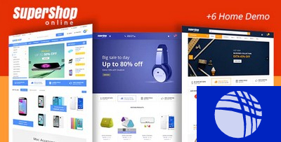 Super Shop - Tema WordPress WooCommerce da Market Store RTL responsivo