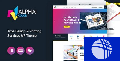 AlphaColor | Type Design & Printing Services WordPress Theme