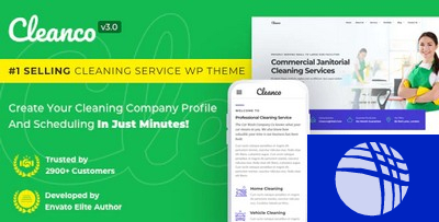 Cleanco 3.0 - Cleaning Service Company WordPress Theme (Licenciando)