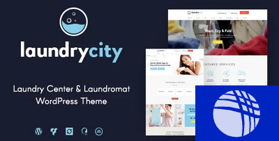 Laundry City Dry Cleaning Services WordPress Theme