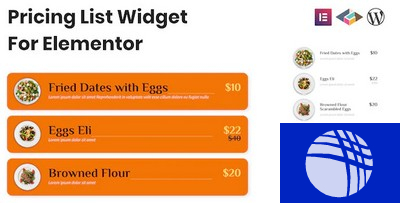 Pricing List Widget For Elementor