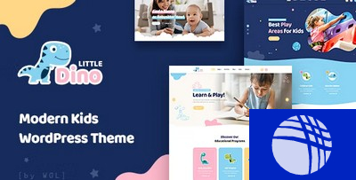 Littledino Modern Kids WordPress Theme