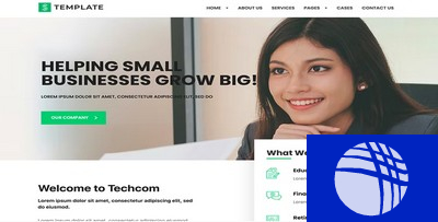 Techcom - Investment Consulting Elementor Template Kit